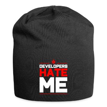 QA Ingenieur QA Tester Software Tester - Jersey-Beanie - Schwarz - Vorne