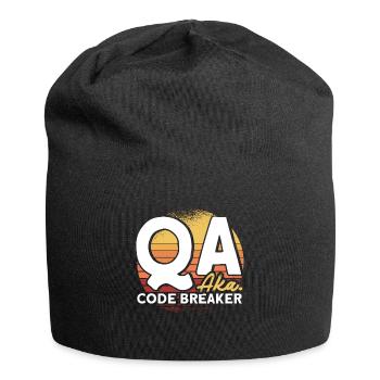 QA Ingenieur QA Tester Software Tester - Jersey-Beanie - Schwarz - Vorne