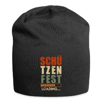 Schützenfest loading Schützenverein - Jersey-Beanie - Schwarz - Vorne
