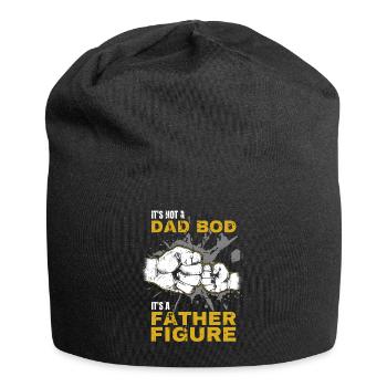 Papa Bod Fier Papa Disant avec Fist Bump - Bonnet en jersey - noir - Devant