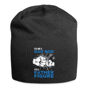Papa Bod Fier Papa Disant avec Fist Bump - Bonnet en jersey - noir - Devant