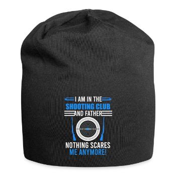 Père dans le club de tir Sportschütze - Bonnet en jersey - noir - Devant