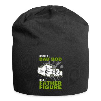 Papa Bod Fier Papa Disant avec Fist Bump - Bonnet en jersey - noir - Devant