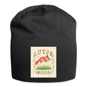 Lütje Voss Petit renard bas-allemand - Bonnet en jersey - noir - Devant