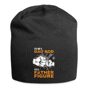 Papa Bod Fier Papa Disant avec Fist Bump - Bonnet en jersey - noir - Devant