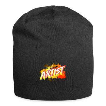 I Am An Artist Kunst Künstler Art - Jersey Beanie - charcoal grey - Front