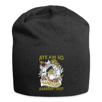Aye Am So Handsome, Aarrren't Aye? - Pirates - Jersey Beanie - black - Front