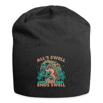 All’s Swell That Ends Swell - Surf - Surfeur - Bonnet en jersey - noir - Devant