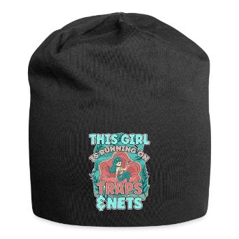 This Girl Is Running On Traps & Nets Future - Jersey Beanie - black - Front