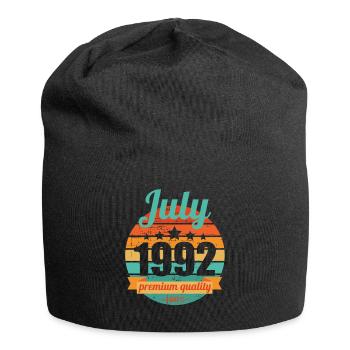 Geboren July 1992 30 Jahre 30er 30.Geburtstag - Jersey-Beanie - Schwarz - Vorne