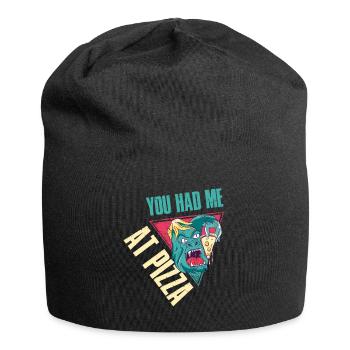 You Had Me At Pizza Pizza Gift - Jersey Beanie - black - Front