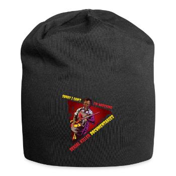 Killer Documentaries Crime Series Gift - Jersey Beanie - black - Front