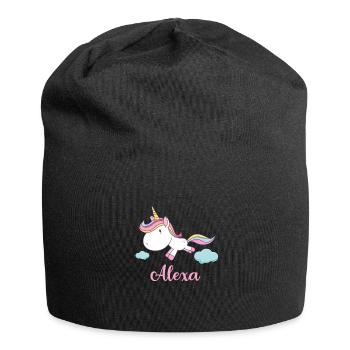 ALEXA Pink Unicorn Nouveauté - Bonnet en jersey - noir - Devant