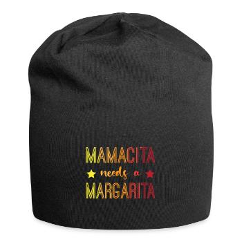 mamacita needs a margarita - Jersey-Beanie - Schwarz - Vorne