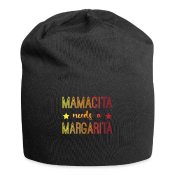 mamacita needs a margarita - Jersey-Beanie - Schwarz - Vorne
