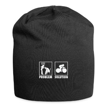 Cycling Cyclist Statement Problem Solution. - Jersey-Beanie - Schwarz - Vorne