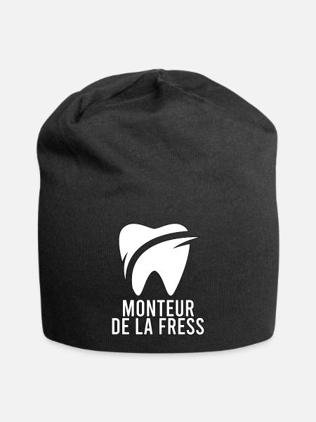 Zahnarzt Dentist Arzt Humor - Jersey-Beanie - Schwarz