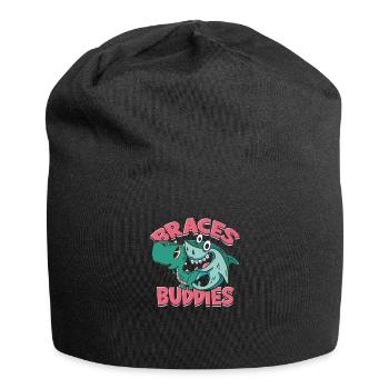 Dentiste Orthodontiste Appareils dentaires Buddies - - Bonnet en jersey - noir - Devant