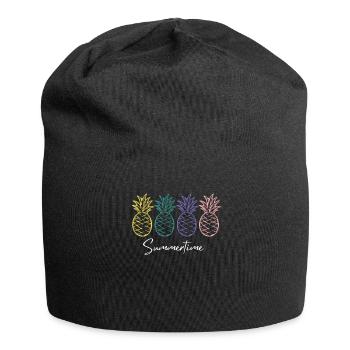 Summertime Summer Shirt Women Men - Jersey Beanie - black - Front