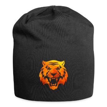 Just Tiger - Jersey-Beanie - Schwarz - Vorne