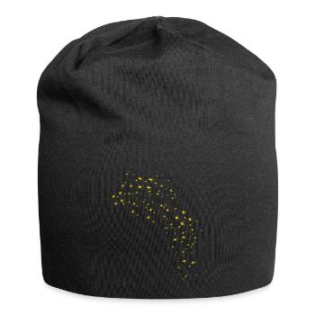 Starry Sky Gold - Jersey Beanie - black - Front