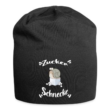 zuckerschnecke candy girl - Jersey-Beanie - Schwarz - Vorne