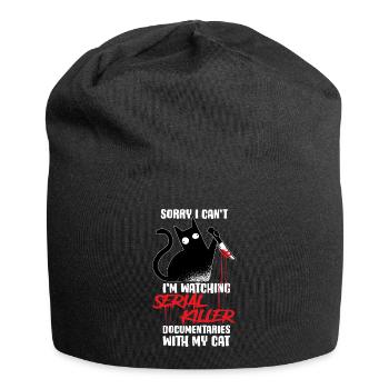 Killer Documentaries Crime Series Gift - Jersey Beanie - black - Front