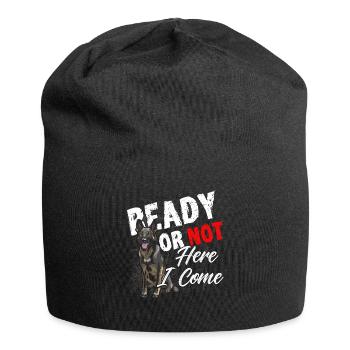German Shepherd Police Dog Police Dog - Jersey Beanie - black - Front