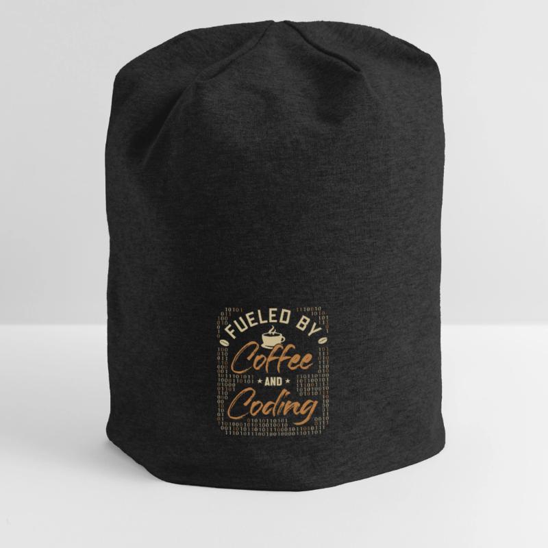 Fueled by Coffee and Coding Developer Coder Jersey-Beanie