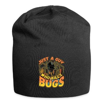 Just A Guy Who Kills Bugs Pest Control - Jersey-Beanie - Schwarz - Vorne