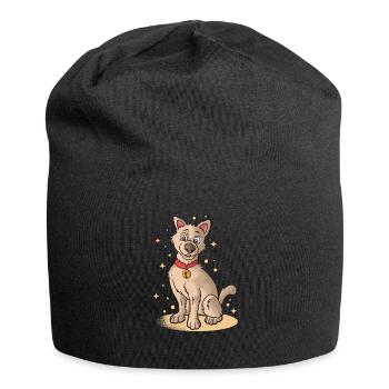 Vierbeiner Wauwau Rüde Hundebesitzer Hund - Jersey-Beanie - Schwarz - Vorne