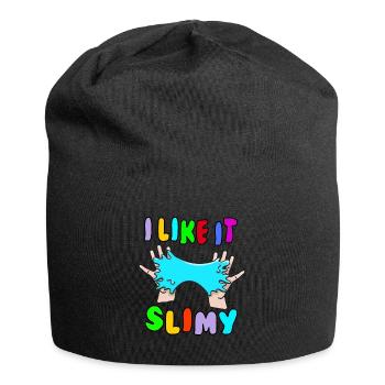 Je l’aime Slimy Slime Fluffy Drizzly Cloud - Bonnet en jersey - noir - Devant
