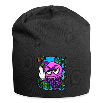Méduse méduse du majeur Méduse - Bonnet en jersey - noir - Devant