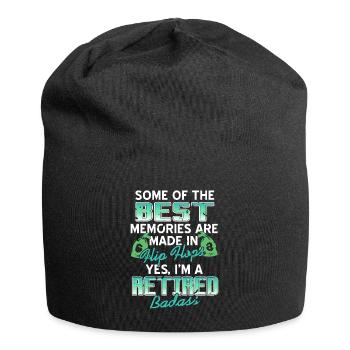 Les meilleurs souvenirs sont faits dans le thé Flip Flops - Bonnet en jersey - noir - Devant