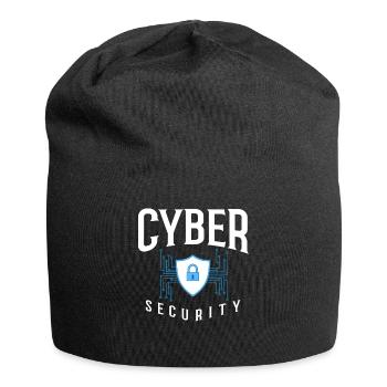 Cyber Security Information Computer Sicherheit - Jersey-Beanie - Schwarz - Vorne