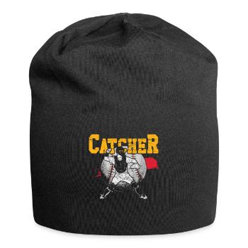 Baseball Fan Catcher Vintage - Bonnet en jersey - noir - Devant