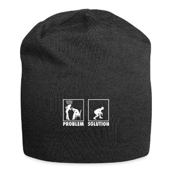 Wrestling Wrestlers Statement Problem Solution. - Bonnet en jersey - charbon - Devant