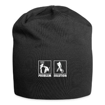BMX Bikers Statement Problem Solution. - Jersey-Beanie - Schwarz - Vorne