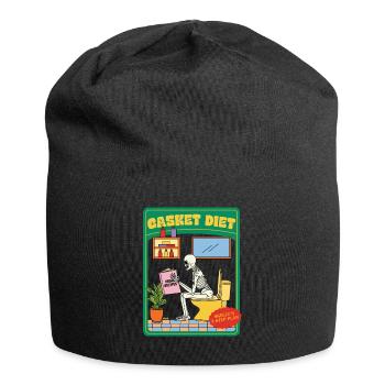 Casket Diet - Vegan Recipes - Skelly's 3 Step Plan - Jersey Beanie - black - Front