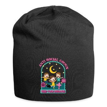 Anti Social Coven - Keep Your Distance - Witches - Jersey-Beanie - Schwarz - Vorne
