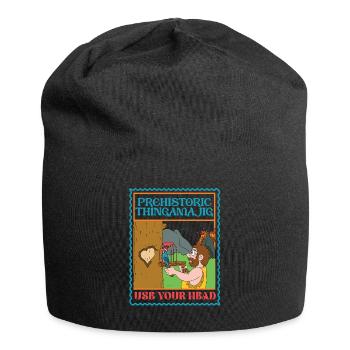 Thingamajig préhistorique - Utilisez votre tête - Oiseau - Bonnet en jersey - noir - Devant