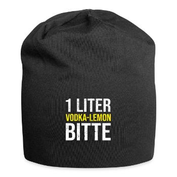 Mallorca Vodka Lemon Spruch - Jersey-Beanie - Schwarz - Vorne