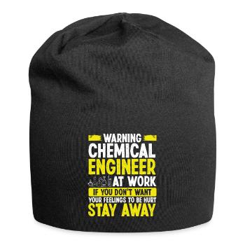 Funny Chemical Engineer Engineering - Jersey Beanie - black - Front