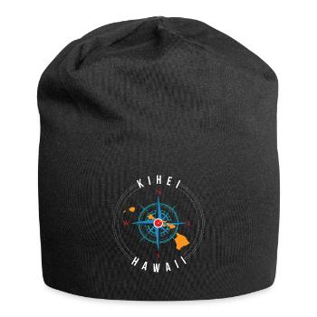 Kihei Hawaii Beach Vacances Surfeur - Bonnet en jersey - noir - Devant