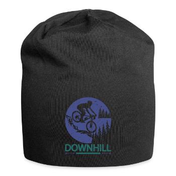 Mountain Bike Bike Downhill Biker - Jersey Beanie - black - Front