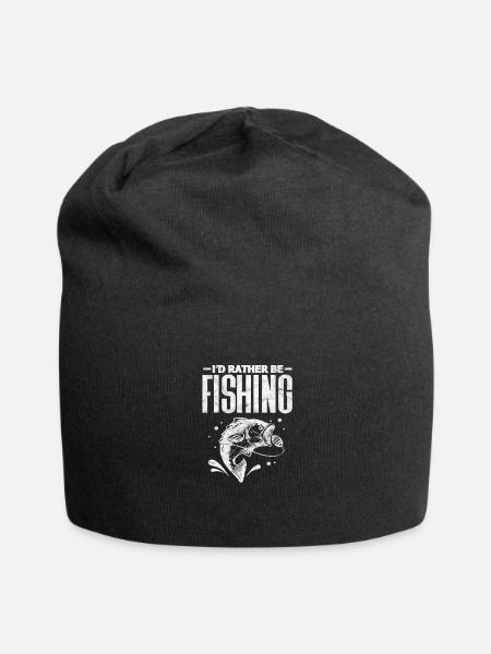 Angler - Jersey-Beanie - Schwarz