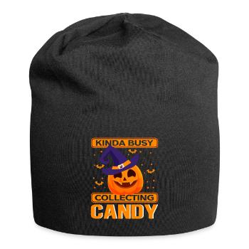 Halloween Party Kostüm Kinder Süßes Geschenk - Jersey-Beanie - Schwarz - Vorne