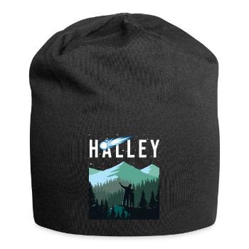 La comète de Halley Ciel nocturne Espace du système solaire - Bonnet en jersey - noir - Devant