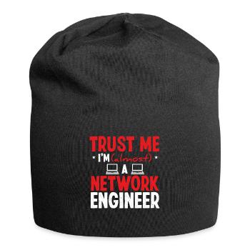 Network Engineer Funny Network Engineering - Jersey Beanie - black - Front