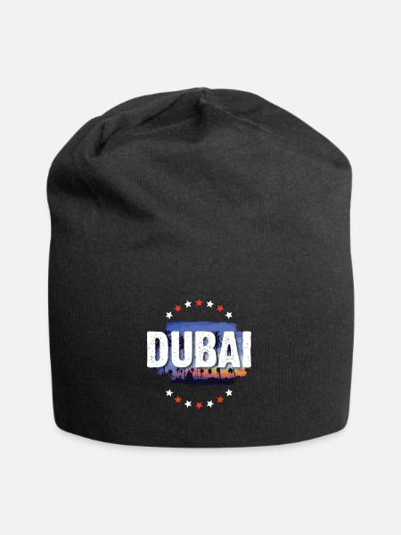 Dubaï - Bonnet en jersey - noir